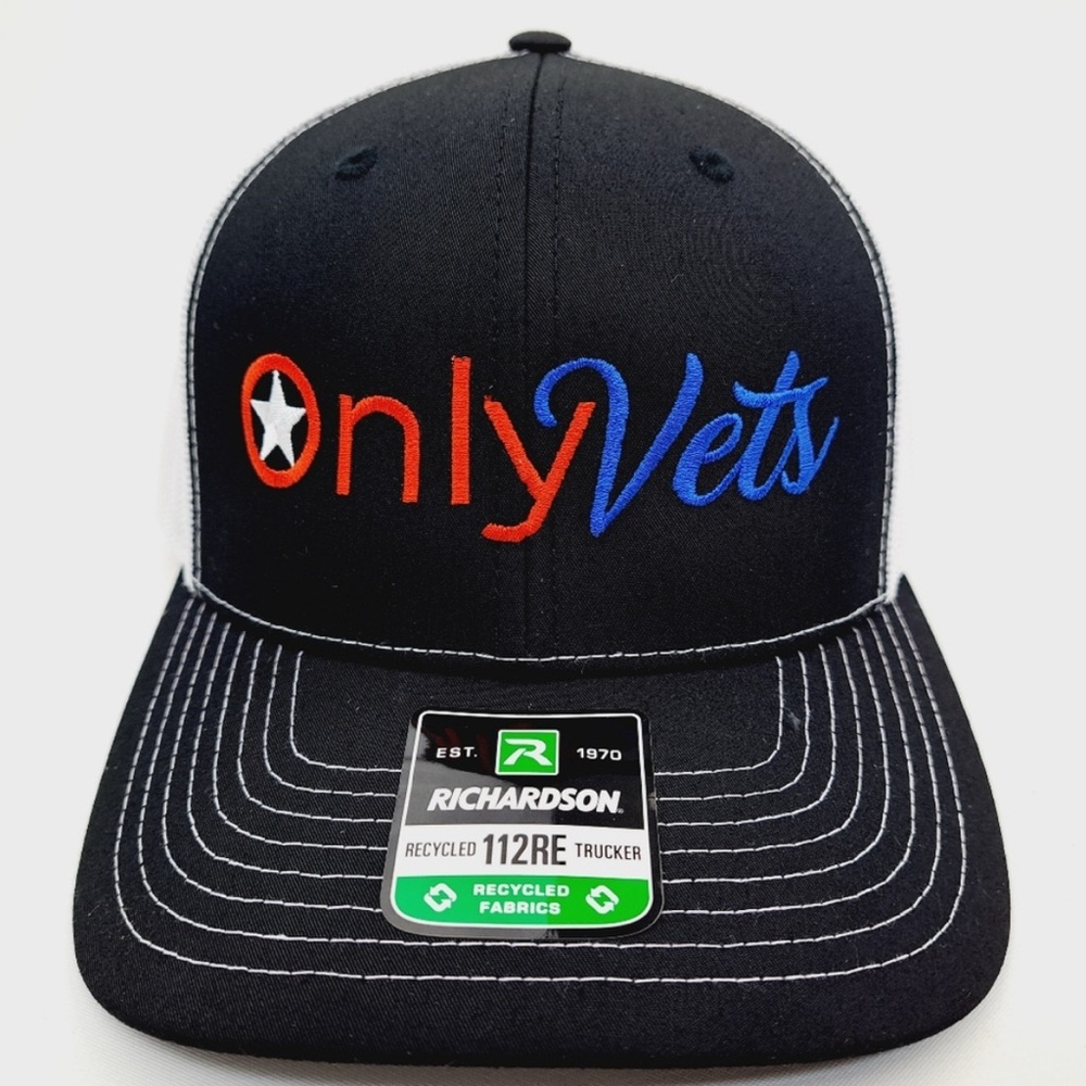 Only Vets Mens Baseball Cap Hat Low Profile Richardson 112 Embroidered